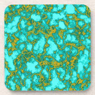 Turquoise Pattern Coaster