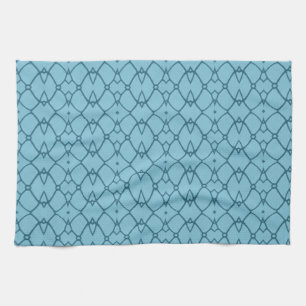 Turquoise Pattern Kitchen Towel