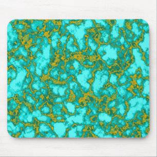 Turquoise Pattern Mouse Pad
