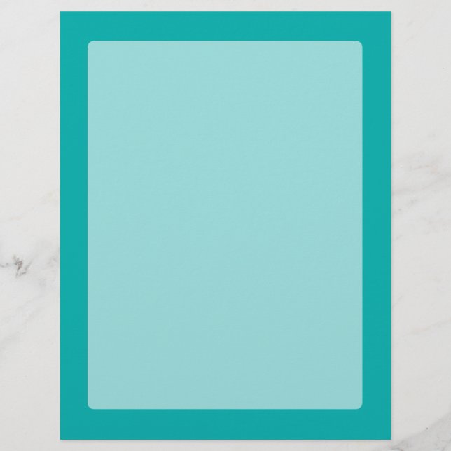 Turquoise Peacock Decor Ready to Customize (Front)