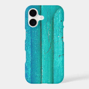 Turquoise peint Bois rustique Shabby Chic