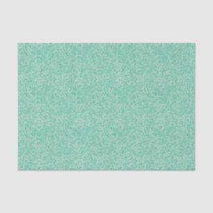 Turquoise Peony Pattern Tissue Paper