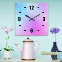 Turquoise pink ombre watercolor confetti dots chic