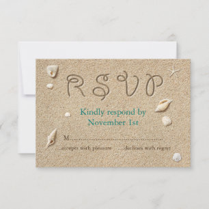Turquoise Plage Sandy Toits Salty Baisers RSVP