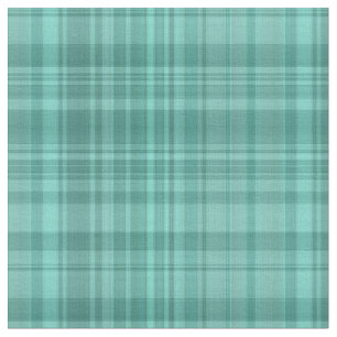 Turquoise Plaid Fabric Pattern