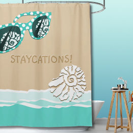 Turquoise Polka Dots Sun Glasses Staycations