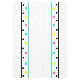 Turquoise Polka Dots Tablecloth
