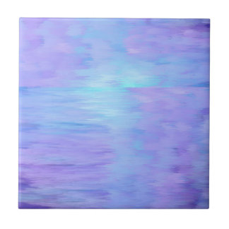 Turquoise & Purple Blended Tile