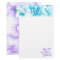 Turquoise, Purple Dragonfly Personal Stationery