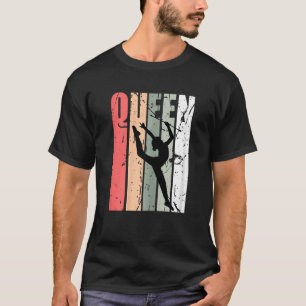 Turquoise Queen Of Rhythmic Gymnastics Champion Bi T-Shirt