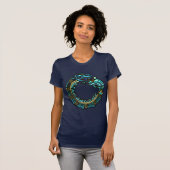 Turquoise Quetzalcoatl T-Shirt (Front Full)