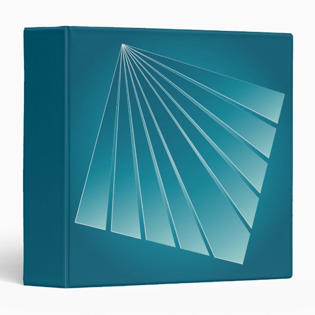 Turquoise ribbons binder (Front/Spine)