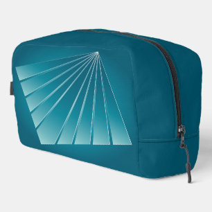 Turquoise ribbons dopp kit