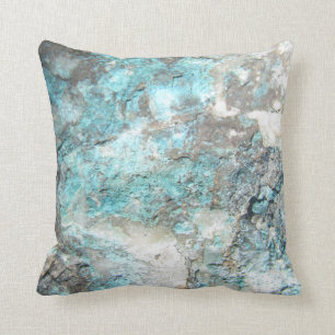 Turquoise Rock Pillow