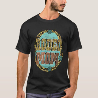 Turquoise Rodeo Decor Rodeo Mom T-Shirt