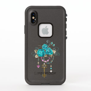 Turquoise Roses with Keys