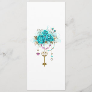 Turquoise Roses with Keys Program