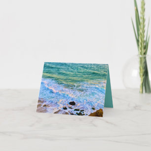 Turquoise Seafoam Card