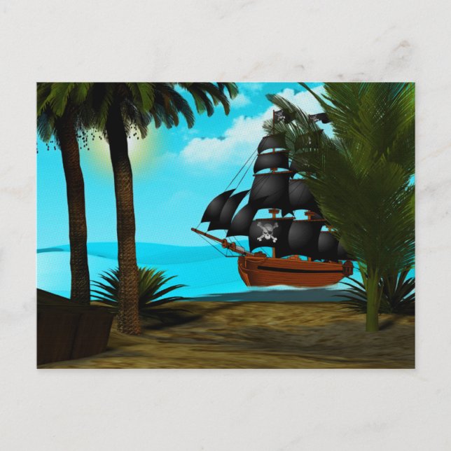 Turquoise Seas Postcard (Front)