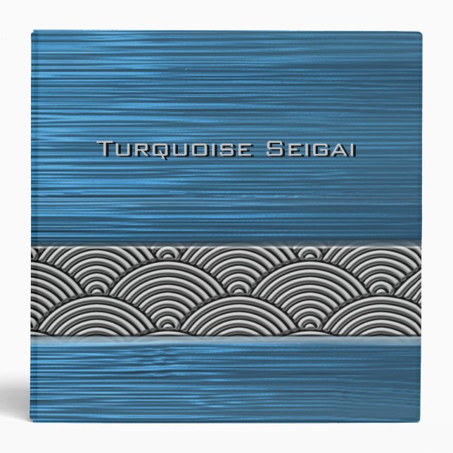 turquoise seigai binder (Front)