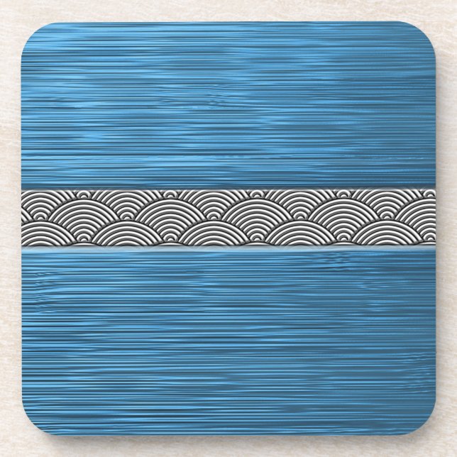 turquoise seigai coaster (Front)