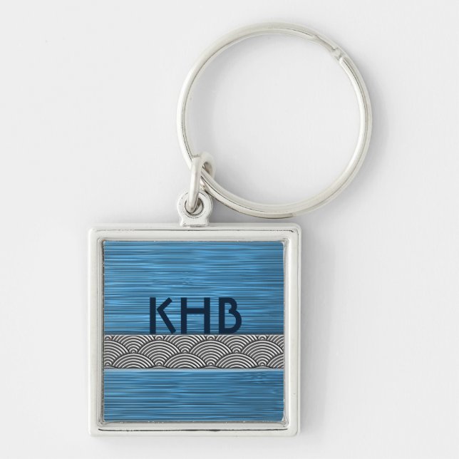 turquoise seigai keychain (Front)