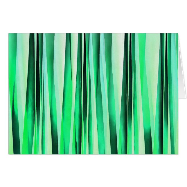 Turquoise Serenity Stripy Pattern (Front Horizontal)