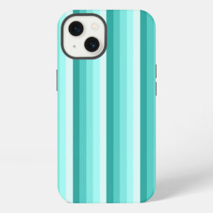 Turquoise shadow stripes Case-Mate iPhone case