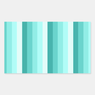 Turquoise shadow stripes sticker