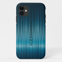 Turquoise Shiny Carbon Fibre Look