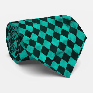 Turquoise Skulls and Sunflower Series Design 13 Tie