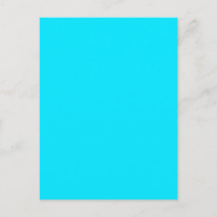 Turquoise Sky Blue Colour Customize This Postcard
