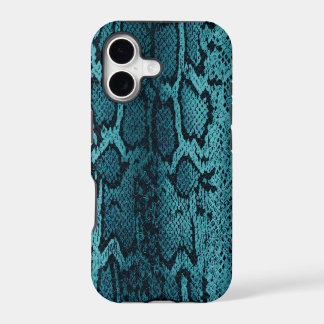 Turquoise snake skin