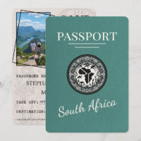 Turquoise South Africa Passport