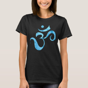 Turquoise Sparkle Om T-Shirt