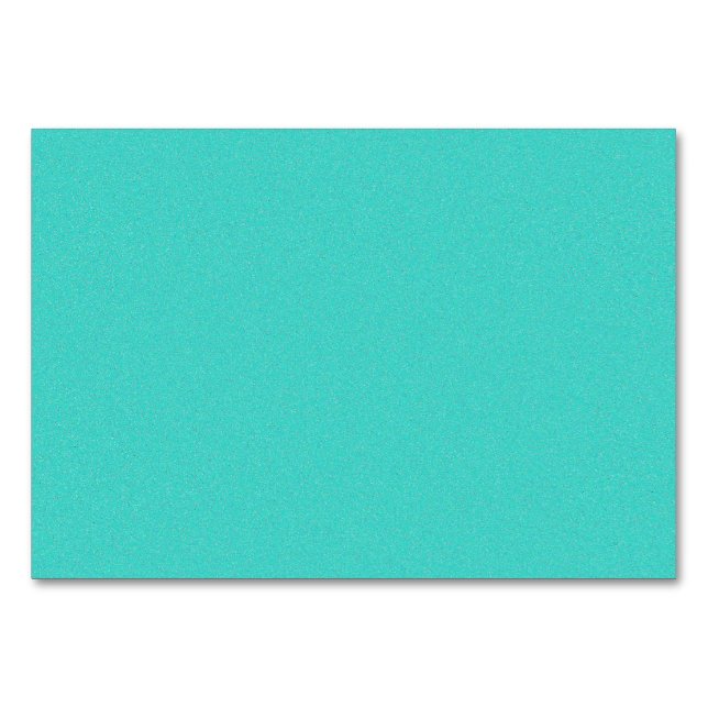 Turquoise Star Dust Table Number (Front)