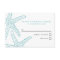 Turquoise Starfish Response Card