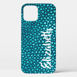 Turquoise Stingray iPhone 12 Case