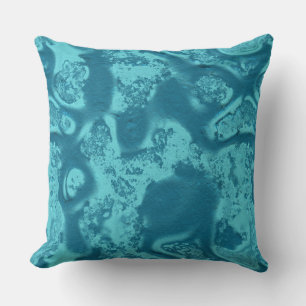Turquoise Stone Throw Pillow