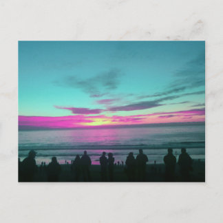 Turquoise Sunset Postcard
