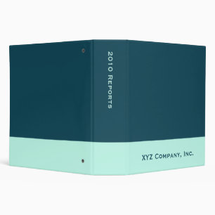 turquoise teal colours binder