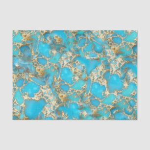 turquoise texture tissue paper