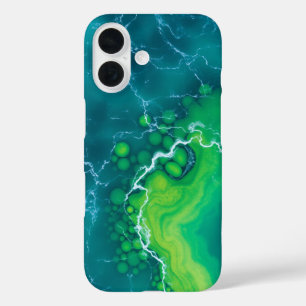Turquoise Tides: A Tropical Escape iPhone 16 Case