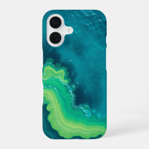 Turquoise Tides: A Tropical Escape iPhone 16 Case
