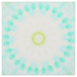Turquoise Tie Dye Groovy Retro Fabric
