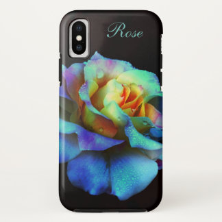 Turquoise Tie Dyed Rose Case-Mate iPhone Case