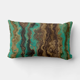 Turquoise Trails Lumbar Pillow