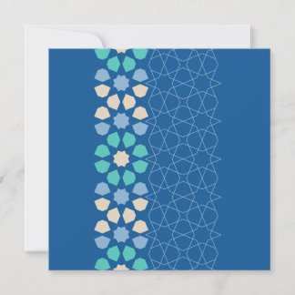 Turquoise Tranquillity Rhythm (customizable) Card