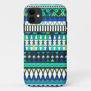 Turquoise Tribal Pattern iPhone 5 Case-Mate Cas 11 Case