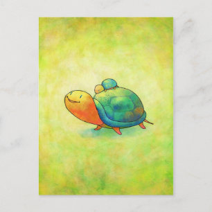 Turquoise Turtles Postcard